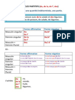 Les Articles Partitifs