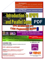 Introduction To Gpgpu and Parallel Computing (Gpu Architecture and Cuda Programming Models)