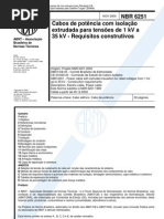 NBR 6251 (NOV-2000) - Cabos 1_35kV