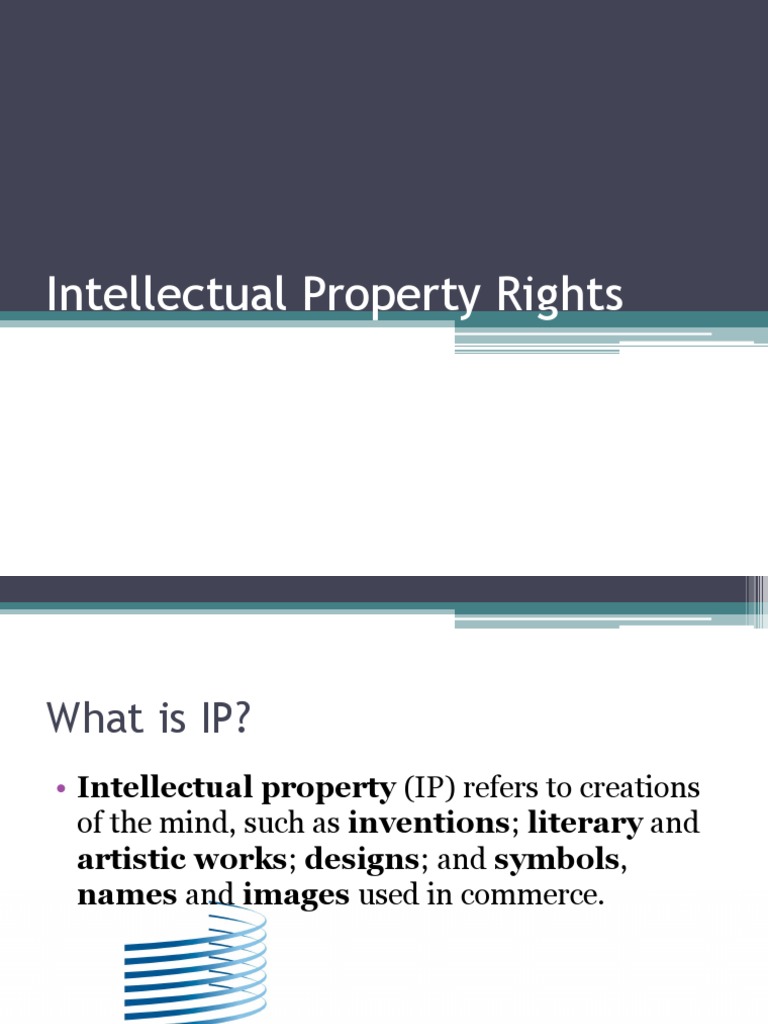 Intellectual Property Rights in The Philippines PDF Intellectual