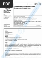 NBR 5419 (FEV-2001) - Pára Raios