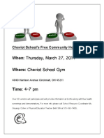 Cheviot School H F Flier 03-27-14