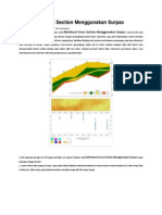 Membuat Cross Section Menggunakan Surpac