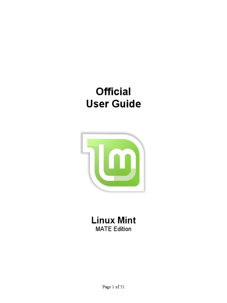 Official User Guide: Linux Mint | PDF | Linux | Operating System