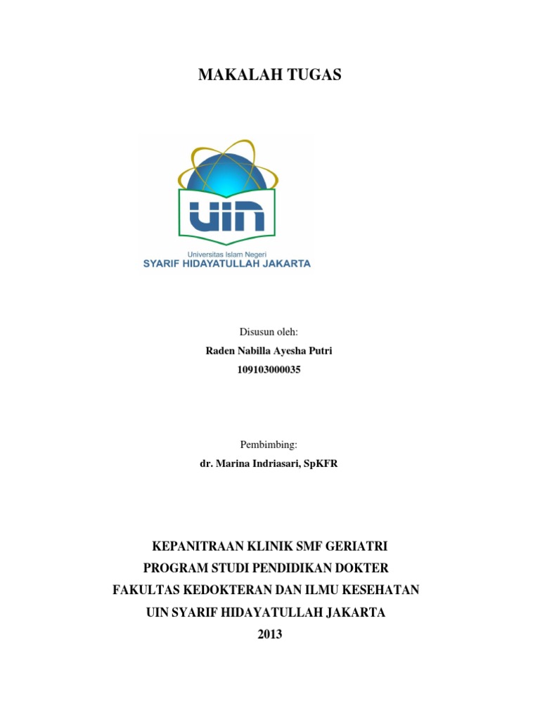 Cover Skripsi Uin Jakarta Pejuang Skripsi