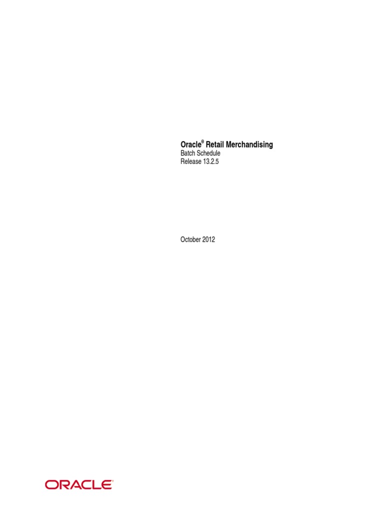 Oracle Merchandising PDF Oracle Database Point Of Sale