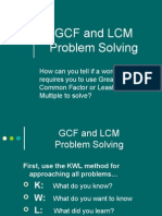 GCF LCM Word Problems