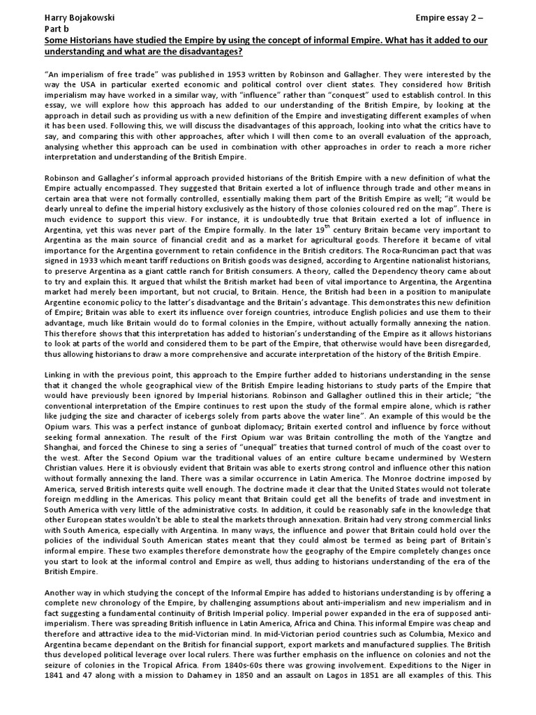 british empire essay