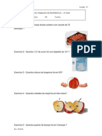 Ficha de Trabalho de Matemática