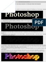 Tutoriales de Photoschop