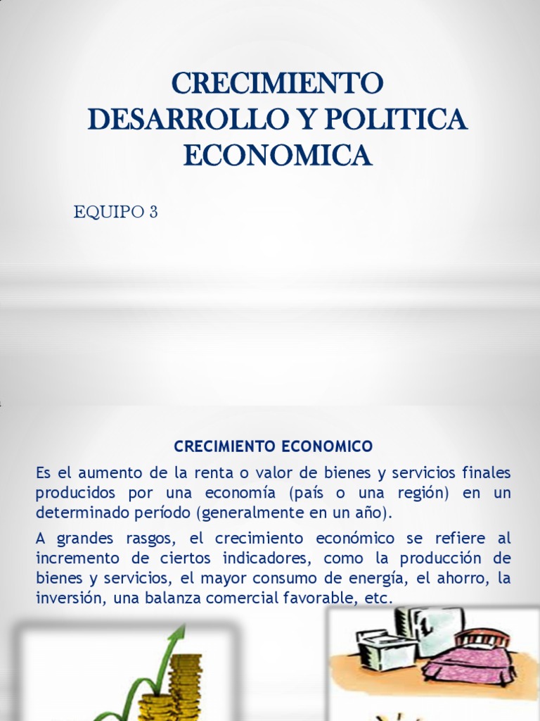 Crecimiento Desarrollo y Politica Economica | PDF | La demanda agregada ...
