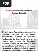 El racionalismo en el diseño a partir de