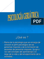 Psicologia Geriatrica