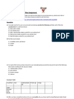 Meal Plan Assignment