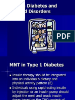 MNT in Diabetes and Related Disorders and Strategies