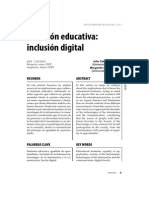 Inclusión Educativa: Inclusión Digital: Resumen