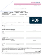 Account Modification Form