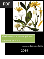 Medicamentos Homeopáticos de A a Z - Eduardo Egisto