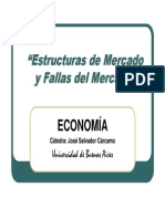 Estructuras de Mercado y Fallas Del Mercado