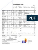 Oficina Municipal de Turismo: Horario Bus / Bus Timetable