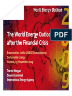 The World Energy Outlook After The Financial Crisis