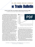 Crisis Averted? How Government Actions Keep Food Prices High, Cato Free Trade Bulletin No. 35
