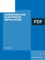 Huishoudelijke Elektrische Installaties Uitgave Januari 2013 NL