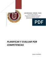 Planificar y Evaluar Por Competencias PDF