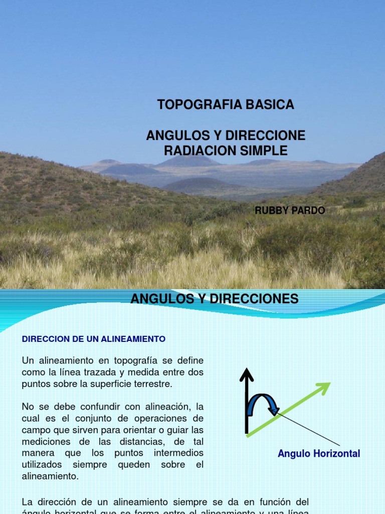 Clase 5 Azimut Rumbo Coordenadas | Sistema coordinado | Azimut | Prueba ...