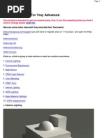 Basic VRAY Tutorial
