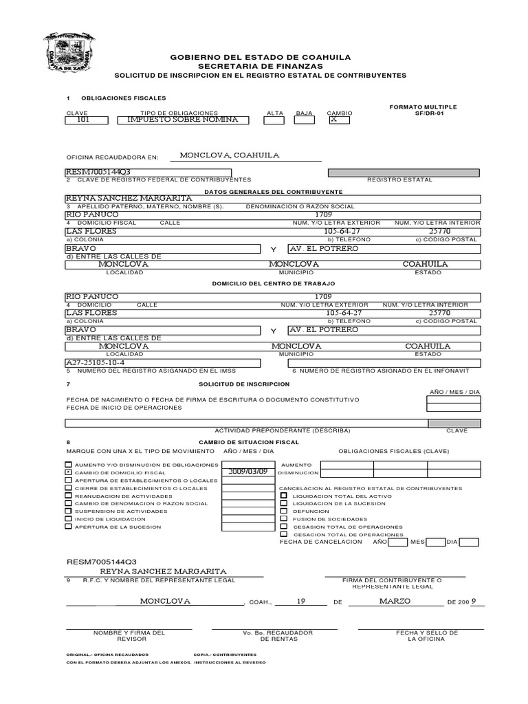 Inscripcion Al Isn | PDF | Impuestos | Gobierno