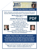 JNET Santa Monica Meeting Flyer - 4-9-14