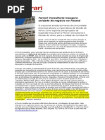 Ferrari consultoria em Gestão de Ativos - Inventário Patrimonial - Inaugura Unidade de Negocio em Curitiba - 20140320