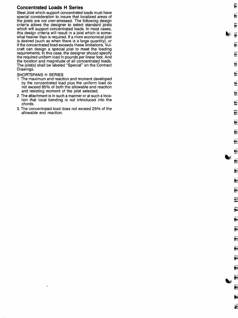 H-Series Load Table and Spec | PDF | Engineering | Civil Engineering