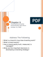 Chapter 9ppt Creating Brand Equity