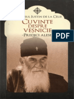 Sf. Iustin Popovici - Cuvinte despre veşnicie