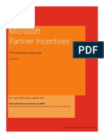 Microsoft Partner Incentives - FY14 Portfolio Overview