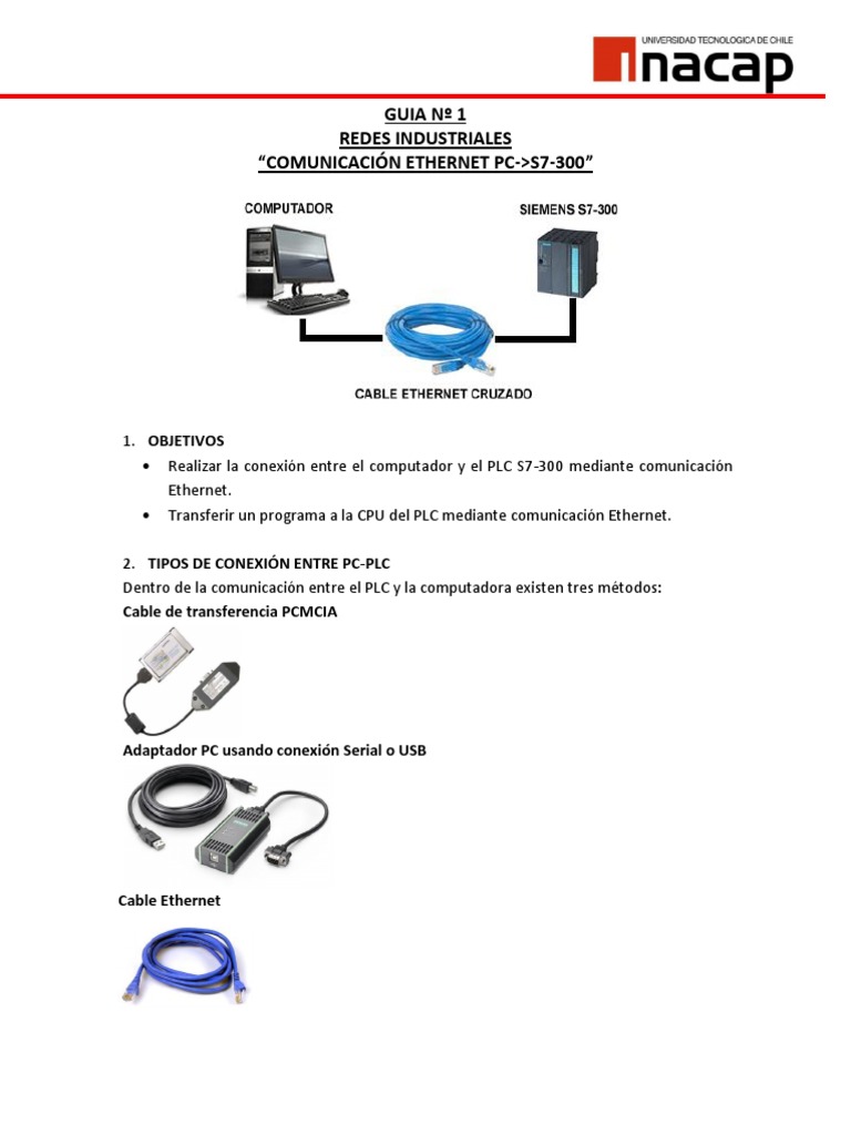 Redes Industriales - Comunicación Ethernet S7-300 | PDF | Dirección IP ...