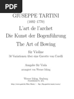 Tartini - The Art of Bowing