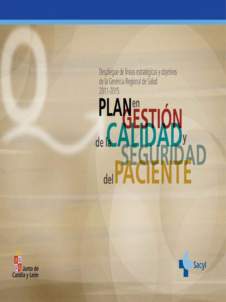 Plan de Calidad y Seguridad del Paciente | PDF | Lavado de manos ...