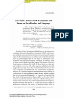 The Real Since Freud, Castoriadis and Lacan On Socialization and Language