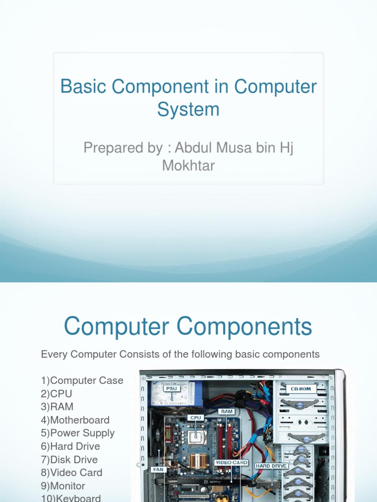 Components of Computer PDF