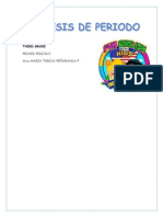 Third Grade: Primer Periodo Miss Maria Teresa Peñaranda P