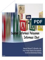 Sumber Informasi Pelayanan Informasi Obat