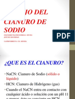 Manejo Del Cianuro de Sodio