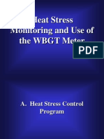 Heat Stress Monitoring and Use of The WBGT Meter