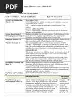 Download 4th grade nc symbols lesson plan by api-250417169 SN213635566 doc pdf