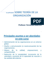 Curso de Teorc3ada General de La Organizacic3b3n