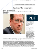 Reaching For The Pillars - The Conservative Plan Is Sabotage