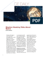 Stephen Hawking News Article